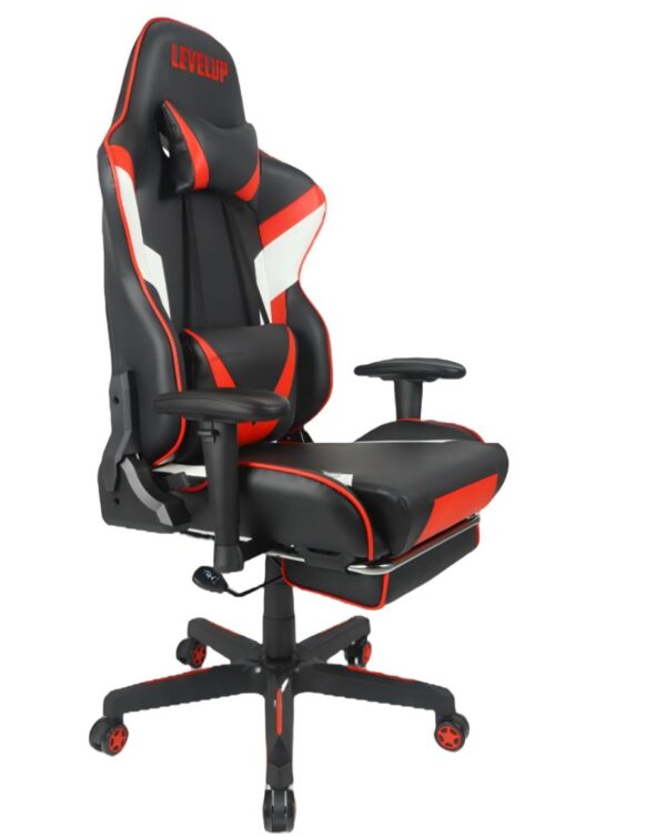 כיסא גיימינג בצבע אדום 7081 מבית LEVEL UP