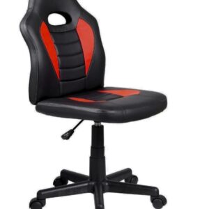 כיסא תלמיד ארגונומי לנוער בצבע שחור ואדום chairbr