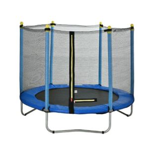 טרמפולינה 8 פיט בצבע כחול + סולם (244 סמ) SML244 מבית JUMPY JUMP