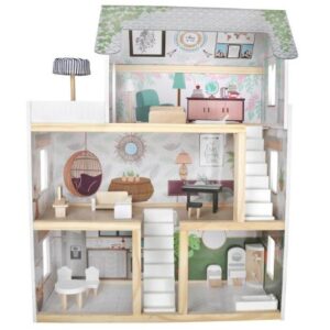 בית בובות גליה מעץ לילדים W06A413C מאת בית העץ
