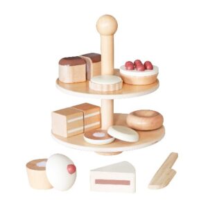 מגש עוגות מעץ לילדים W10B498 מאת בית העץ