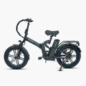 אופניים חשמליים קוויקר גי טי אר – V48/AH21 QUICKER GTR- שחור כחול