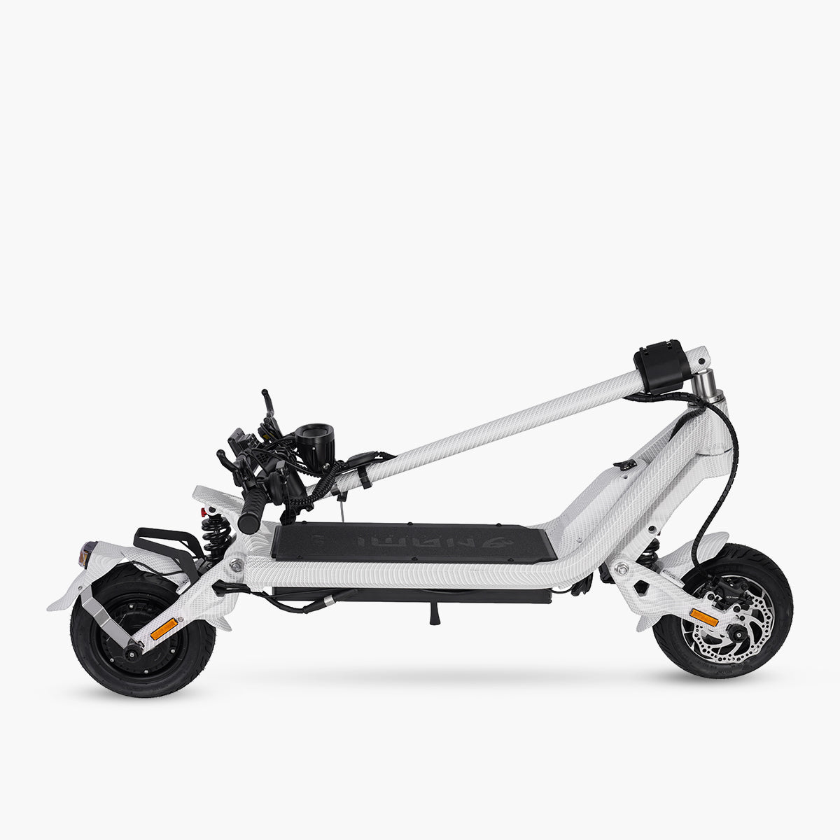 קורקינט חשמלי NAMI KLIMA CARBON WHITE נאמי קלימה קרבון לבן 48V/21AH יבואן רשמי – תמונה 2