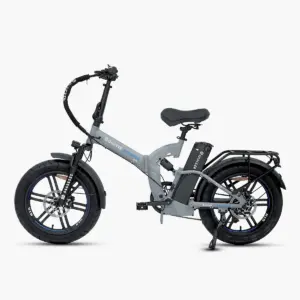 אופניים חשמליים קוויקר גי טי אר – V48/AH21 QUICKER GTR- אפור כחול