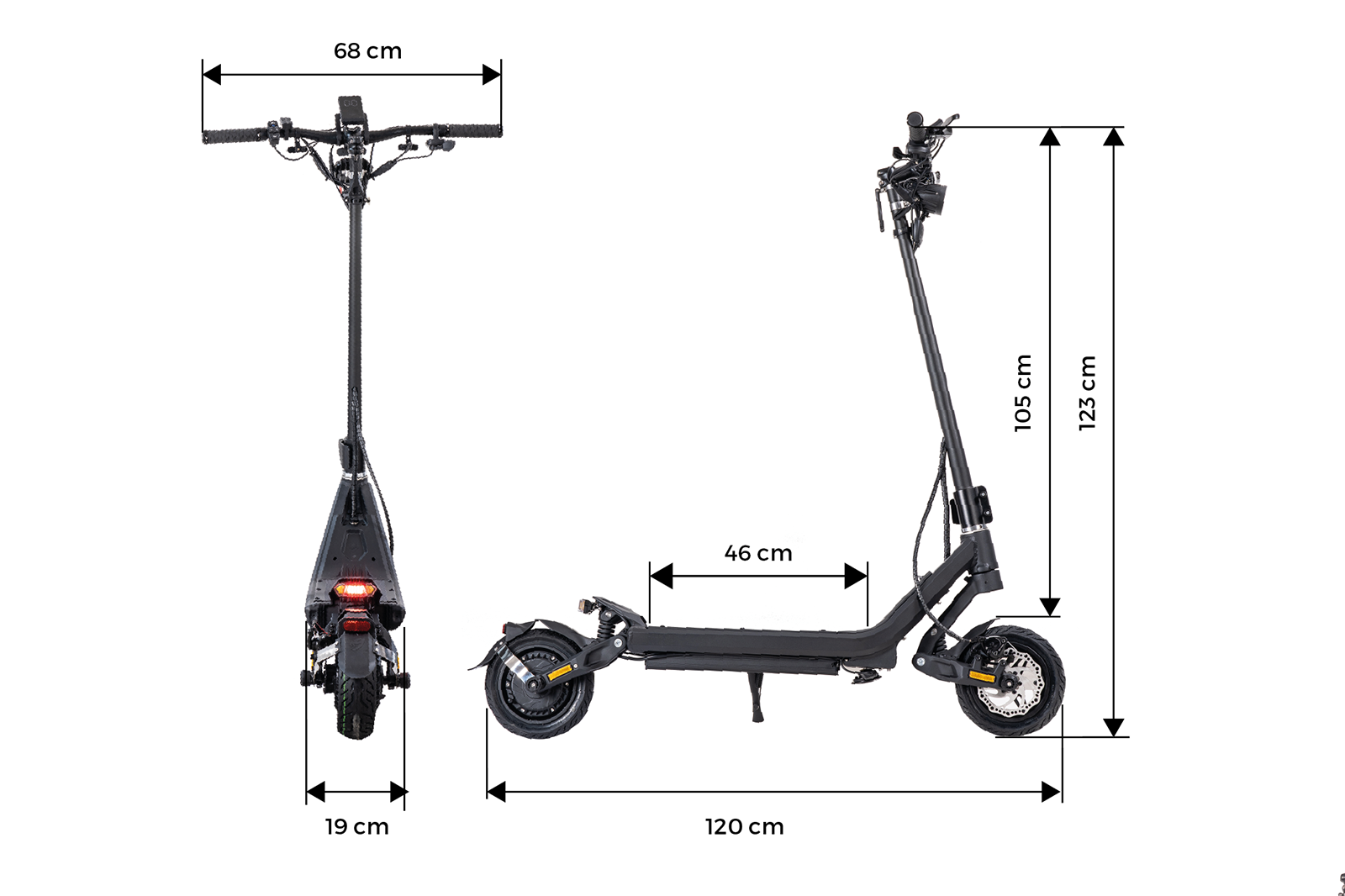 קורקינט חשמלי נאמי סטלר – Nami Stellar PRO52V/16Ah – תמונה 2