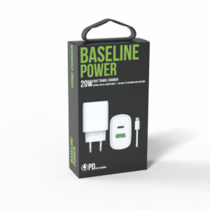 מטען ביתי 20W + LIGHTNING CABLE